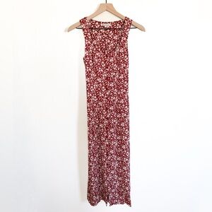 Reformation Londyn Red Floral Dress